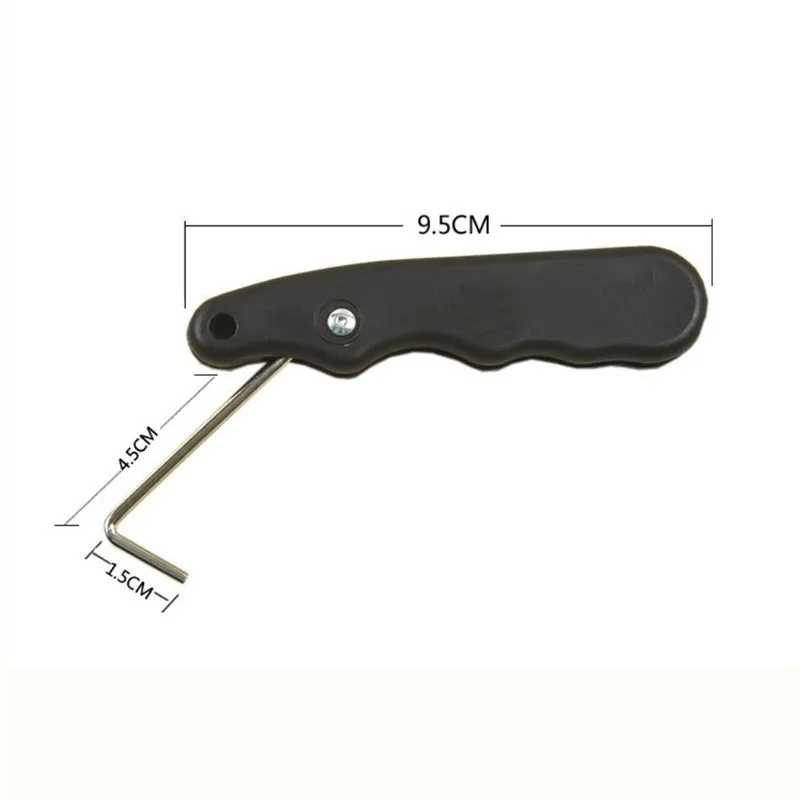 

Tightener Skate Tie Hold Handle PP Folding Ergonomic Design Suit For Figure Skates Hockey Skating Skate Tool