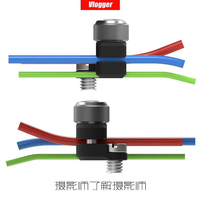 VCM Aluminium Alloy Clip Clamp for Camera Cage Accessories 1/4" Mount Cine EDC Gear | Электроника