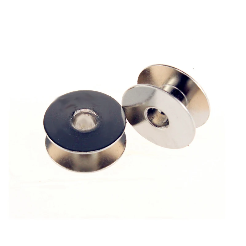 

100pcs/Lot 21mm Aluminum Bobbins Flat Sewing Machine Bobbin Metal Spools Carft For Industrial Sewing Machine Tools