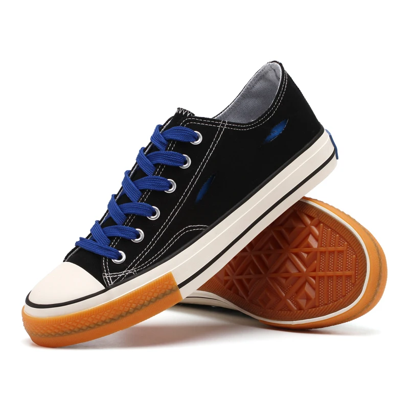 Парусиновая обувь мужская повседневные кроссовки на шнуровке холщовая