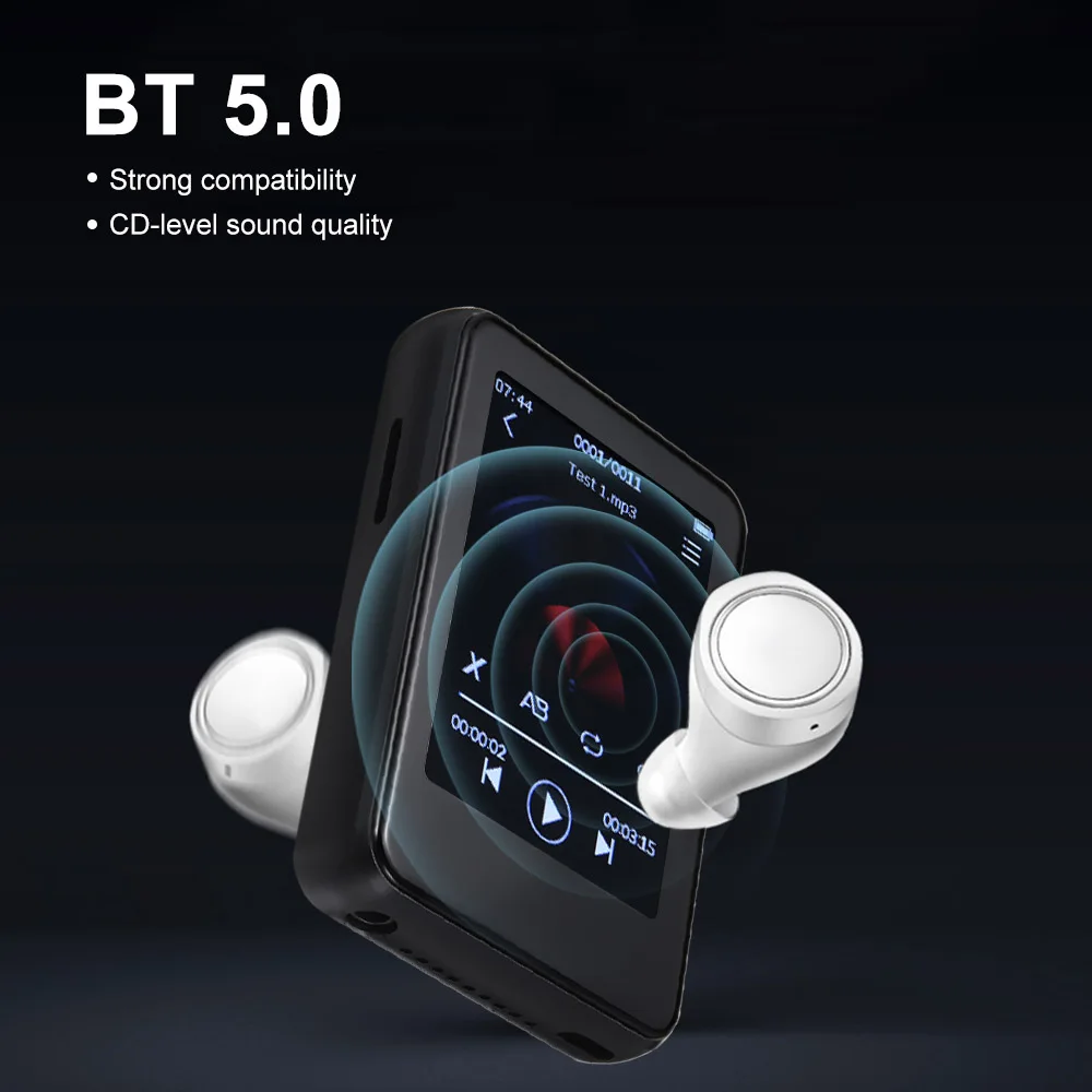 Mp3 плеер BENJIE X5 8 ГБ/16 ГБ FM радио сенсорный экран Bluetooth 5 0 портативный музыкальный с