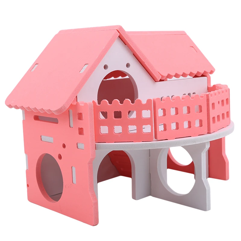 Милая клетка для мелких животных Кролик хомяк дом однослойный скейтборд