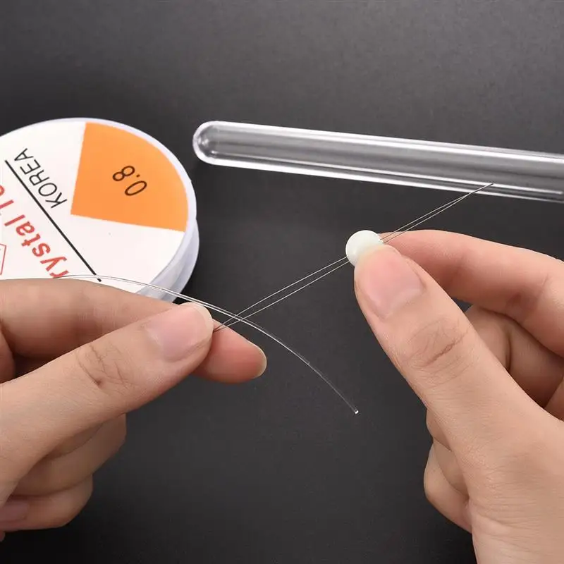 Иглы из нержавеющей стали для бисероплетения бусин диаметром 25 мм нитка
