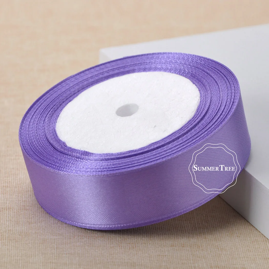 Сатиновая лента Lavender 25 ярдов 6 мм 10 15 38 50 ручная работа сделай сам ремесло товары
