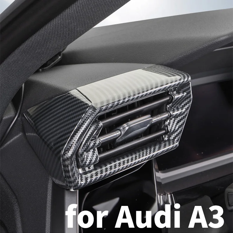 

Для Audi A3 8Y Refit 2021 2022 кондиционер воздуха с центральным управлением, патч-рамка для выпускного отверстия воздуха, украшение интерьера автомоб...