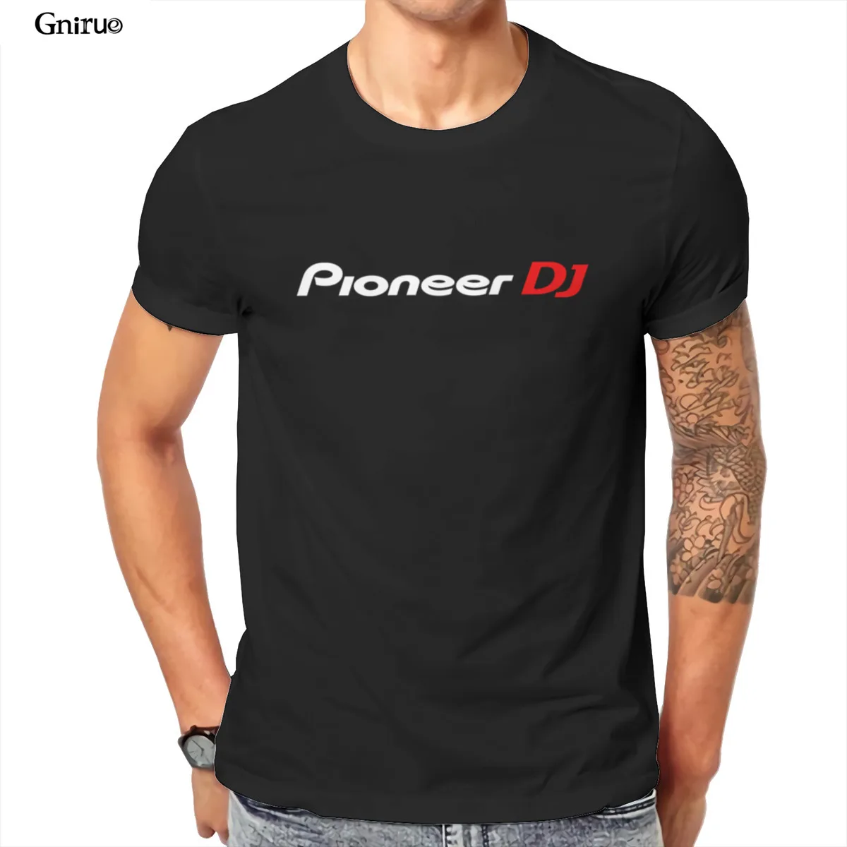 

Оптовая продажа, PIONEER DJ CLUBWEAR EDM CDJ DDJ DJM NEXUS, цветная Мужская футболка в стиле панк, уличная одежда Groot, женская и мужская одежда 104818