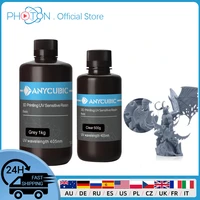 ANYCUBIC 405 нм УФ-смола для ЖК-дисплея высокая точность быстрое отверждение 1 л жидкости бутылка 3D принтер печатные материалы для Photon-S