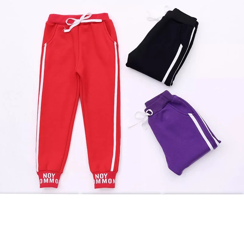 Спортивные штаны леггинсы для девочек спортивные брюки с полосками сбоку Одежда