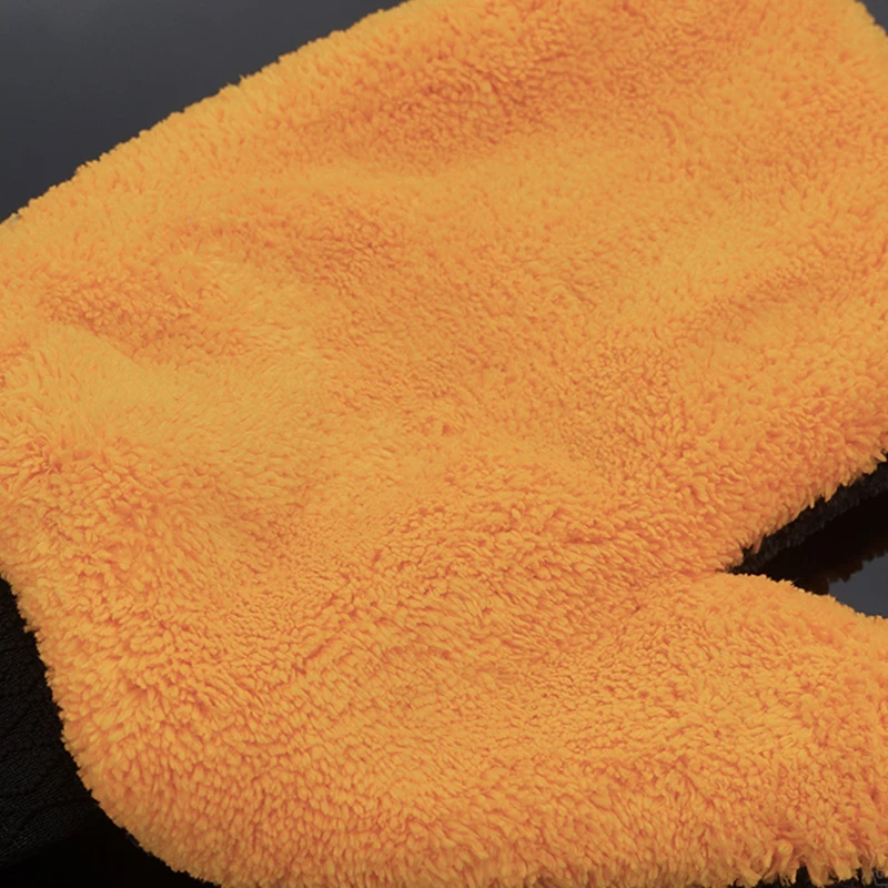 Новая Автомойка рукавицы 1 упаковку премиум Циклон микрофибровая стирающаяся