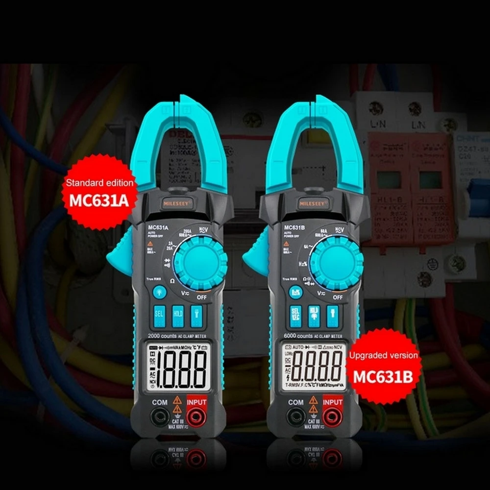 Автоматический амперметр зажимного типа Mc631a измеритель напряжения и