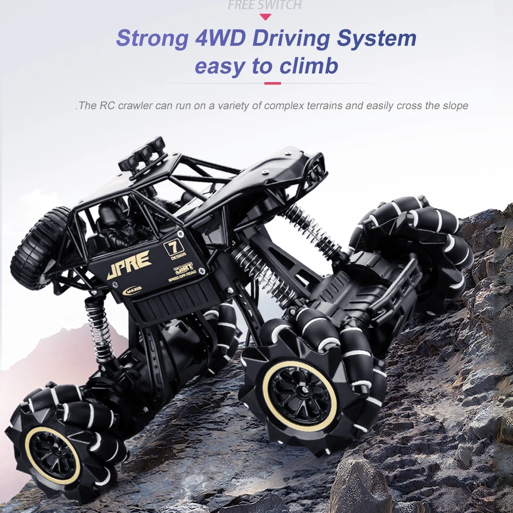 1/16 4WD 2 4 GHz RC трюк автомобиль внедорожный Гусеничный двойной контроль часы