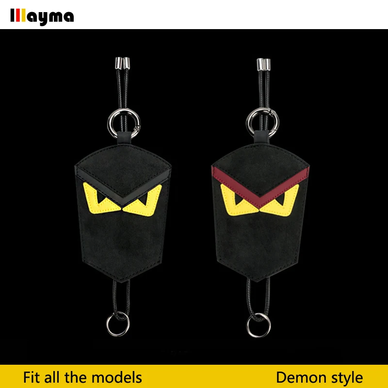 В стиле дьявола из алькантары Автомобильный ключ чехол для Audi A1 S1 RS Sline A3 sportback 8P