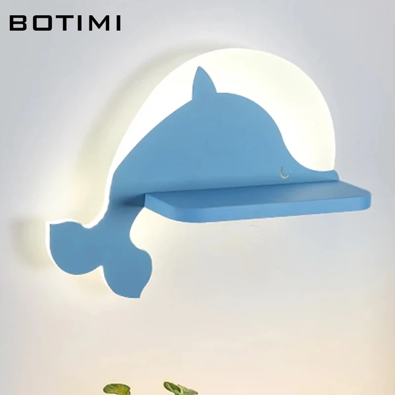 Настенный светильник BOTIMI светодиодный с полкой|Комнатные настенные LED -лампы| |
