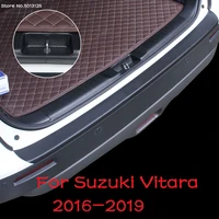 car exterior interior rearguards rear bumper trunk trim bumper pedal for suzuki vitara 2016 2017 2018 2019 2020 car accessories