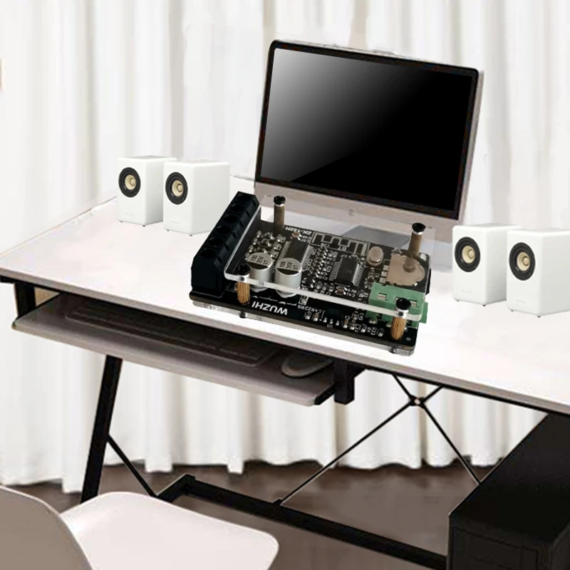 2X15W двухканальный стерео мини Bluetooth цифровой Мощность модуль усилителя AUX Плата ZK