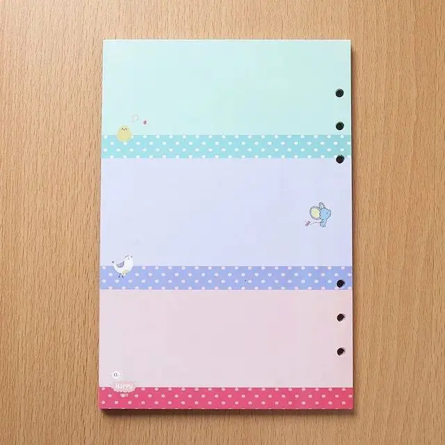 

Сменные блоки для блокнота Sharkbang А5/А6, 40 листов, ежемесячный недельный индекс для спирали, канцелярские товары