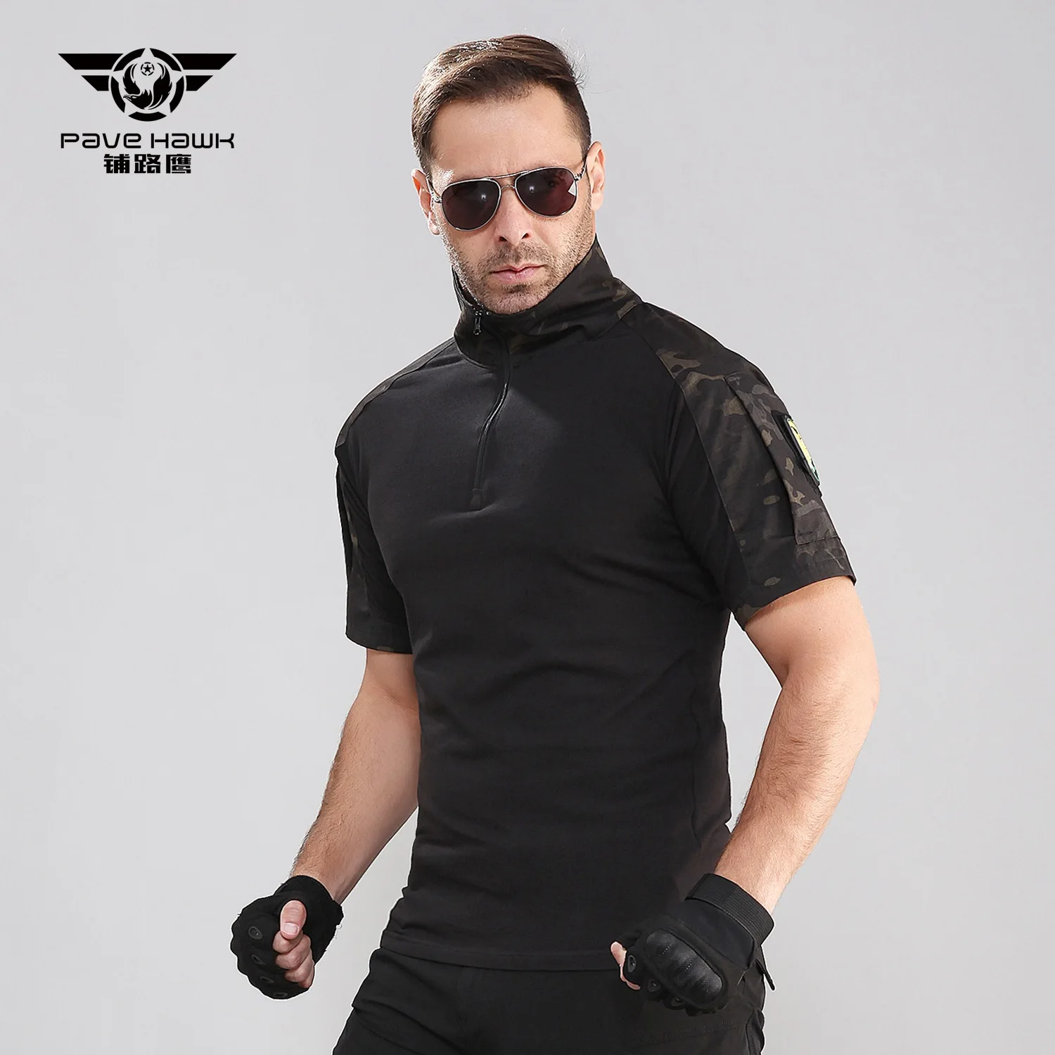 

Summer frogs wear short-sleeved clothing cotton uniform army special forces tactics T-shirt fan outdoor sportswear