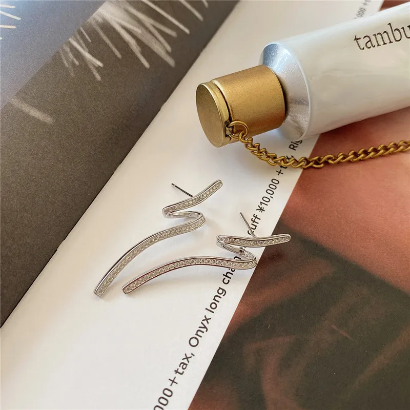 RUIYI модные настоящие 925 стерлингового серебра кисточкой серьги гвоздики