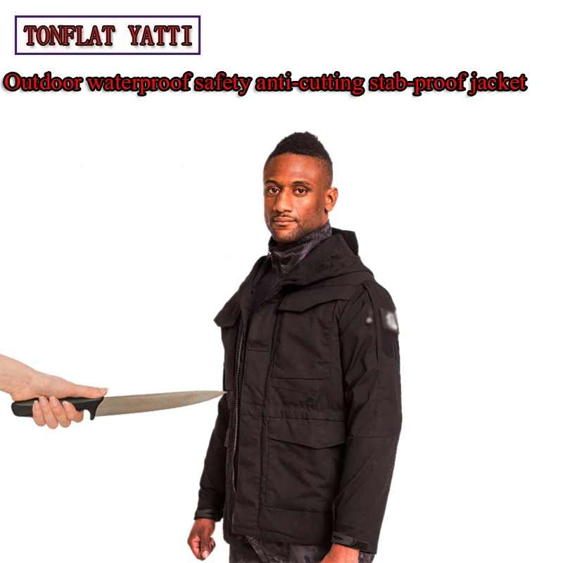 Тактика самообороны, ударопрочная, анти-режущая куртка, водонепроницаемая, ветрозащитная, быстросохнущая, тайная, ударная, спецназ, Полицейская одежда
