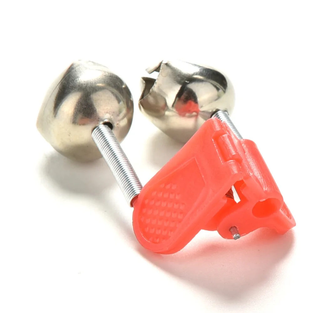 20 шт. Горячая продажа Красный Рыболовный пластиковый зажим двойной Удочка укуса