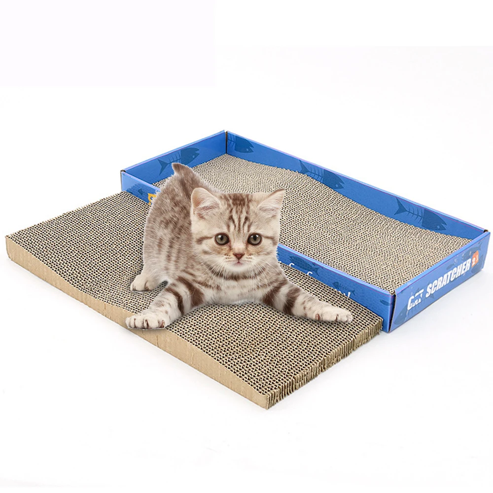Dozzlor Pet Когтеточка для кошек доска кошка игрушка сизальских канатов леггинсы дерево доска для заметок диван леггинсы доска диван защиты - Цвет: 45x20.5x5.5cm 2