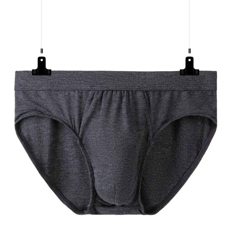 Пикантные Для мужчин трусы до середины талии дышащее модальное s шорты Cueca нижнее
