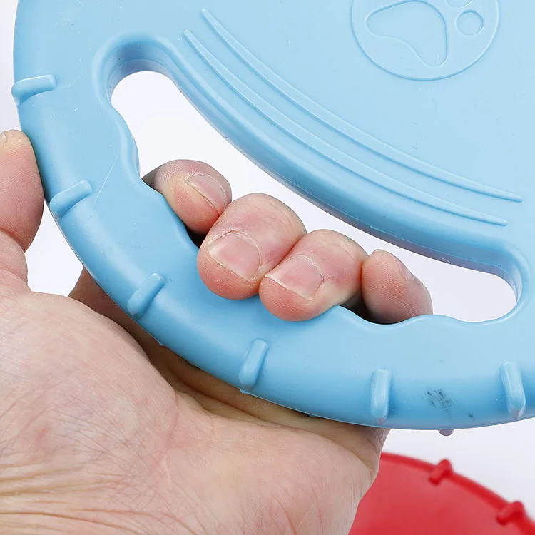 1 шт. забавная силиконовая летающая тарелка для собак собака кошка игрушка игра