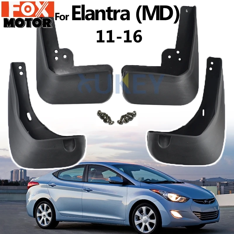 Для Хундай Элантра МД 2011 2016 Брызговики для укладки волос 2012 2013 2014 2015 седан OE стиле