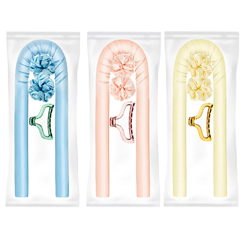 

Foam hairdresser lazy curling wand sleep pearl sponge wand non-heating curling iron without heating curling band