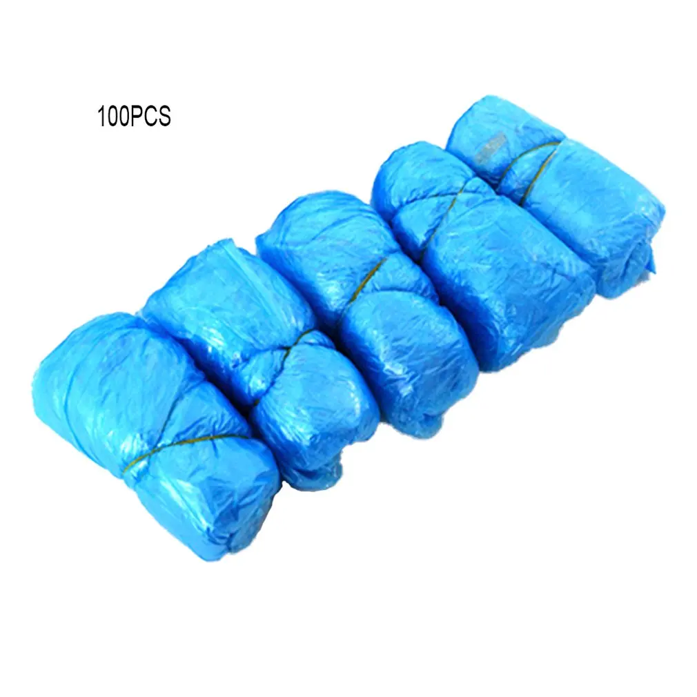 100 шт. одноразовые чехлы для обуви Нескользящие в упаковке подходит размер женщин