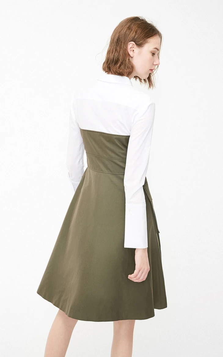 Vero Moda женское платье-трапеция из двух частей на шнуровке | 3191SZ505