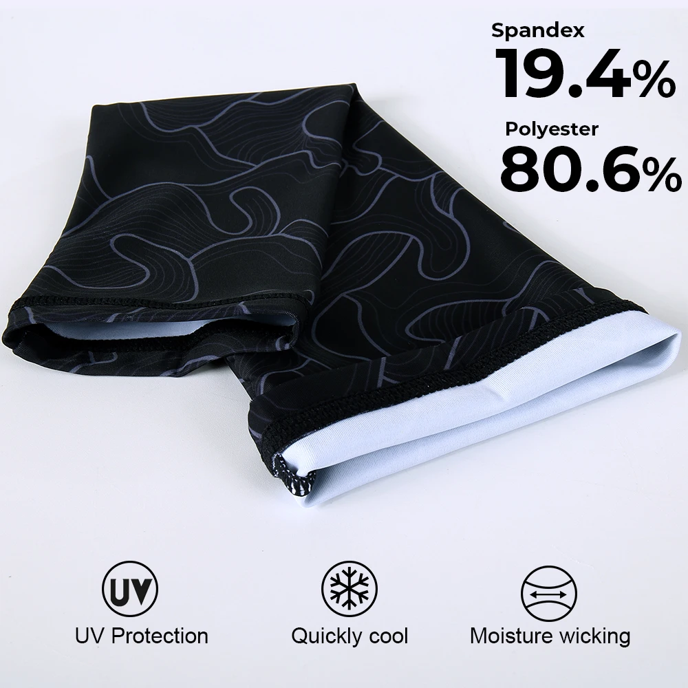 

Men Cycling Cuffs Arm Warmers Sun UV Protection Arm Compression Sleeves Volleyball Basketball Running Bicycle Sports Sleeve