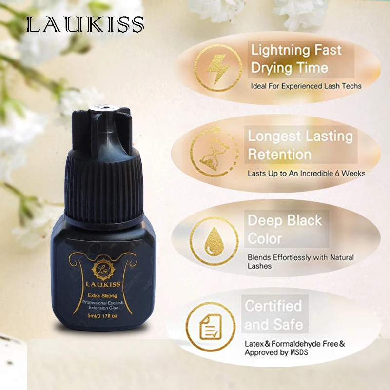 Клей-пигмент для наращивания ресниц 1 флакон s самый мощный быстрый корейский