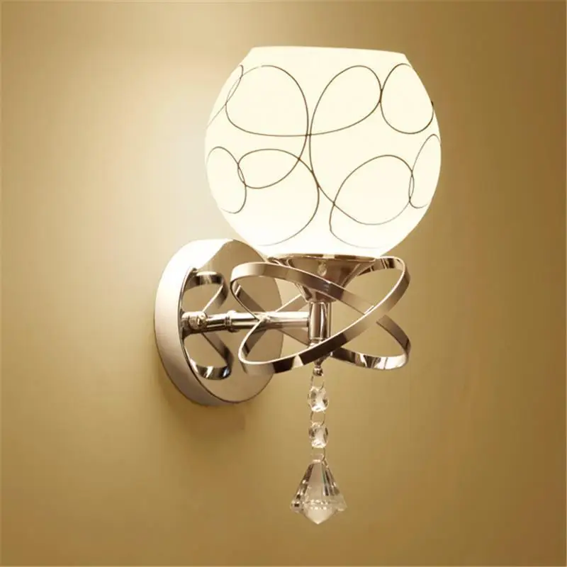 Interieur Cama винтажная лампа бра Aplique Luz Lampara De Pared интерьер Wandlamp светильник кристалл