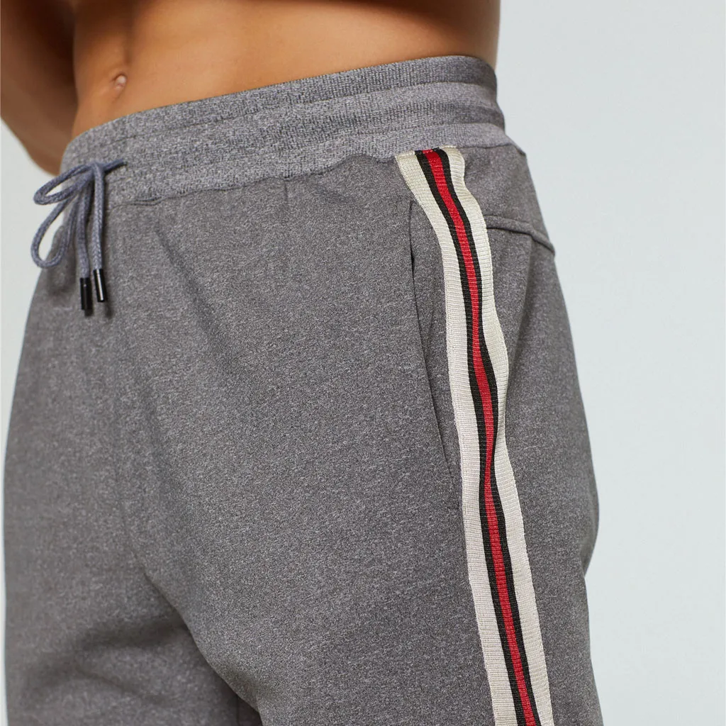 Мужские спортивные штаны зимние плюшевые для бега Свободные повседневные