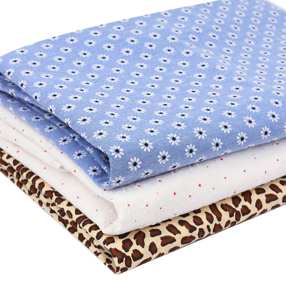 

100% Cotton Fabric Printed Cloth Sheets DIY Dress Supplies Home Textile Patchwork Handmade Crafts Materials 45*150cm 1pc