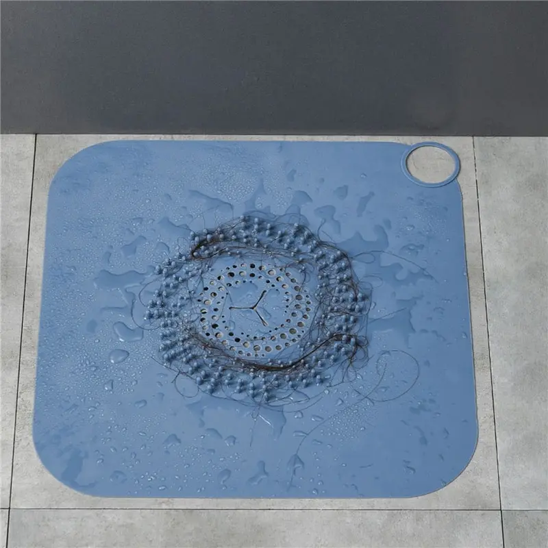 

Floor Drain Cover Anti Clogging Silicone Filter Screen Household Floor Drain Pad for Kitchen Bathroom Sink