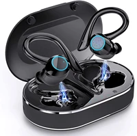 tws bluetooth wireless headphones sports waterproof earbuds bluetooth 5 1 earphone with microphone touch control 9d hifi headset