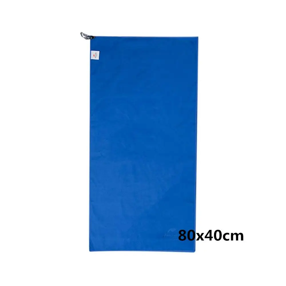 blue 80x40cm Naturehike Wild напольное быстросохнущее дорожное полотенце Многоцелевой быстросохнущее из микрофибры впитывающее полотенце для кемпинга йога пляж спорт - Цвет: blue 80x40cm