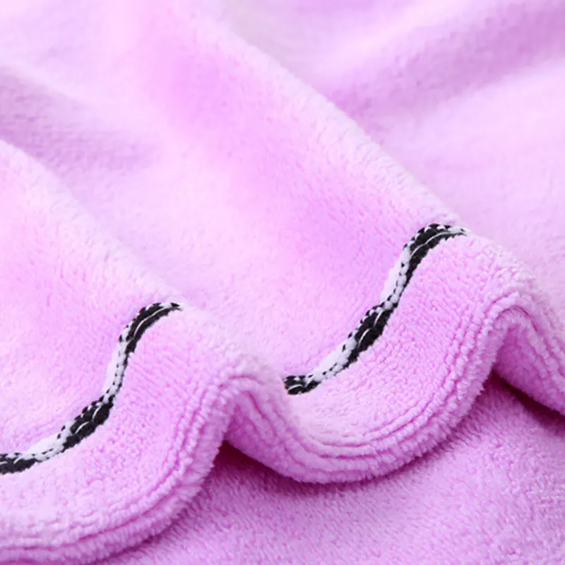 2Pcs Hair Quick Drying Towel Microfiber Wrapped Shower Bathing Cap with Button Douchemuts Czepek Suihkutulppa UYT Shop |