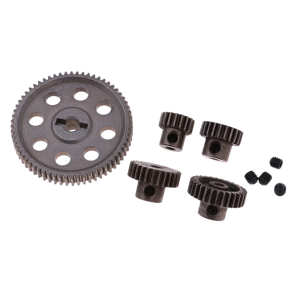 

Differential & Motor Gears 64T/29T/26T21T/17T Set for HSP 94123 94111 Parts