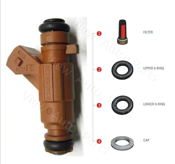 Бесплатная доставка комплект уплотнений для ремонта топливного инжектора 100 Saab