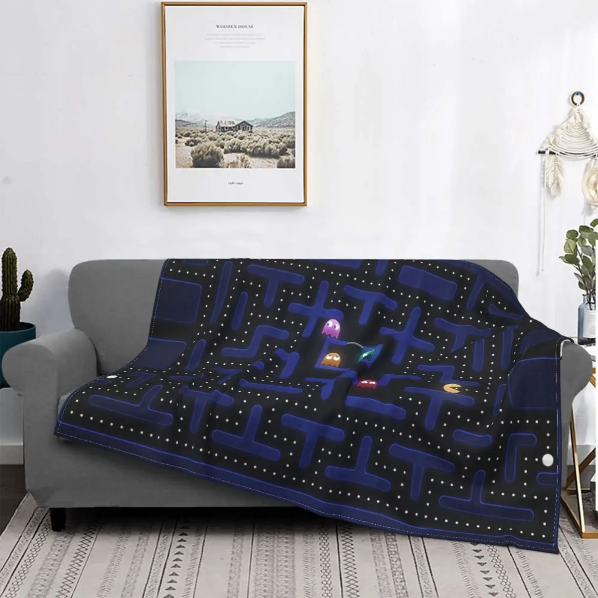 

Gamer Blankets Flannel All Season Kids Video Games Multifunction Warm Throw Blanket for Sofa Car Bedspread