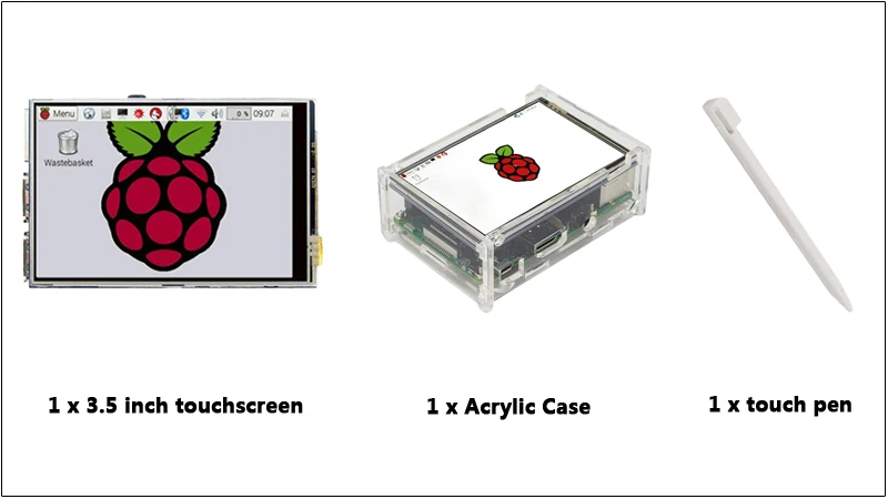 Для Raspberry Pi 4 B/3 B + 2019 новейший комплект системы охлаждения 3 5 дюймовый ЖК-экран