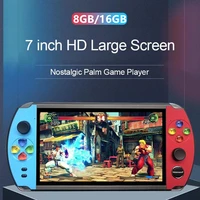 7 8gb16gb portable retro handheld game players family tv output video game console and double rocker built in 16002500 games