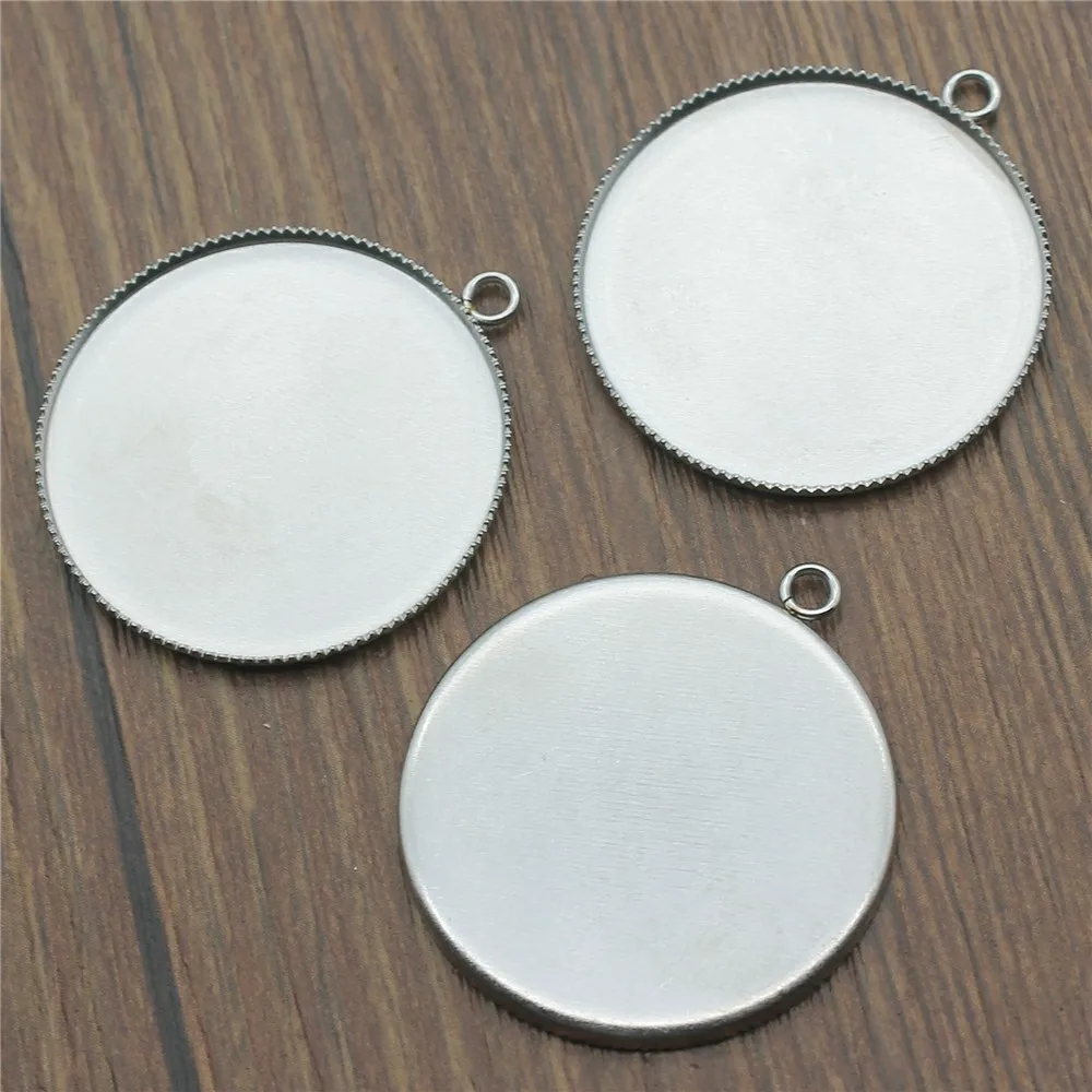 

Accessories for jewelry charm DIY 18mm Round pendant base 10pcs