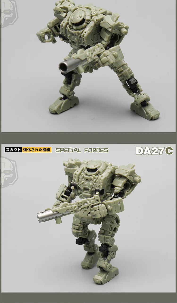 MFT DA27 DA-27 трансформация Diaclone power ed-suit power Suit Black Mech Solider Lost Planet фигурка игрушки