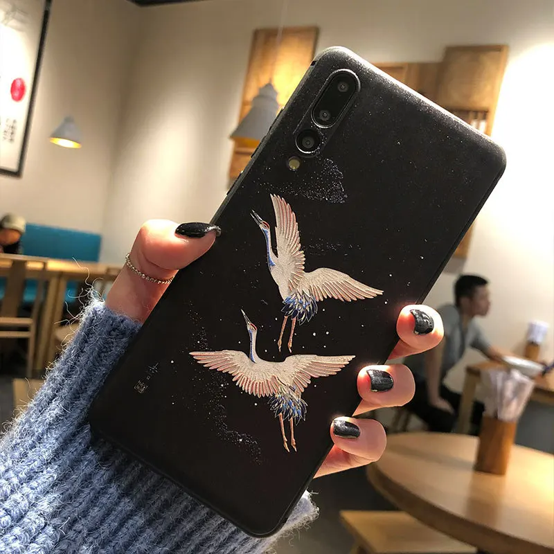 Чехол с 3D рельефным рисунком для Huawei Mate 20 P30 P20 P10 Honor 30i 30 V9 V10 9X 8X V20 Plus Pro Lite Nova 5