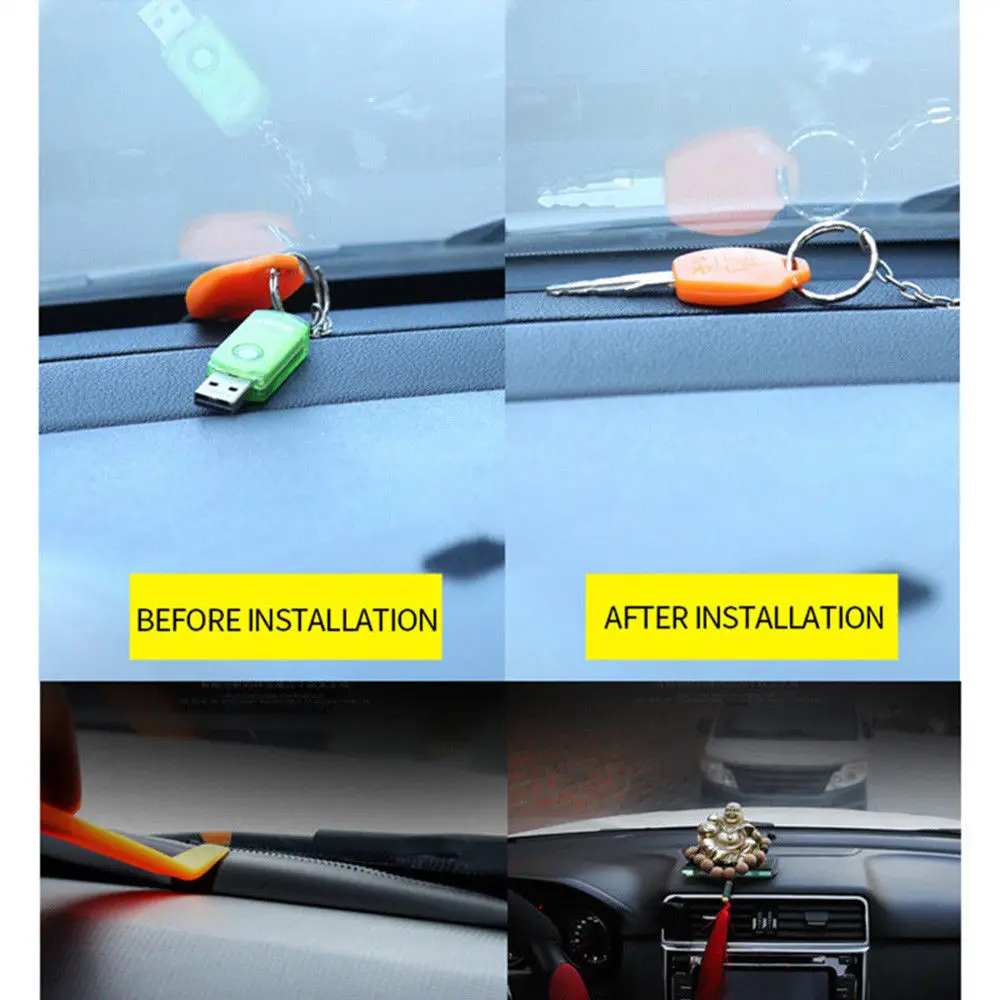 universal Auto parts stickers center console seal strip instrument panel dust mute soundproofing car accessories interior