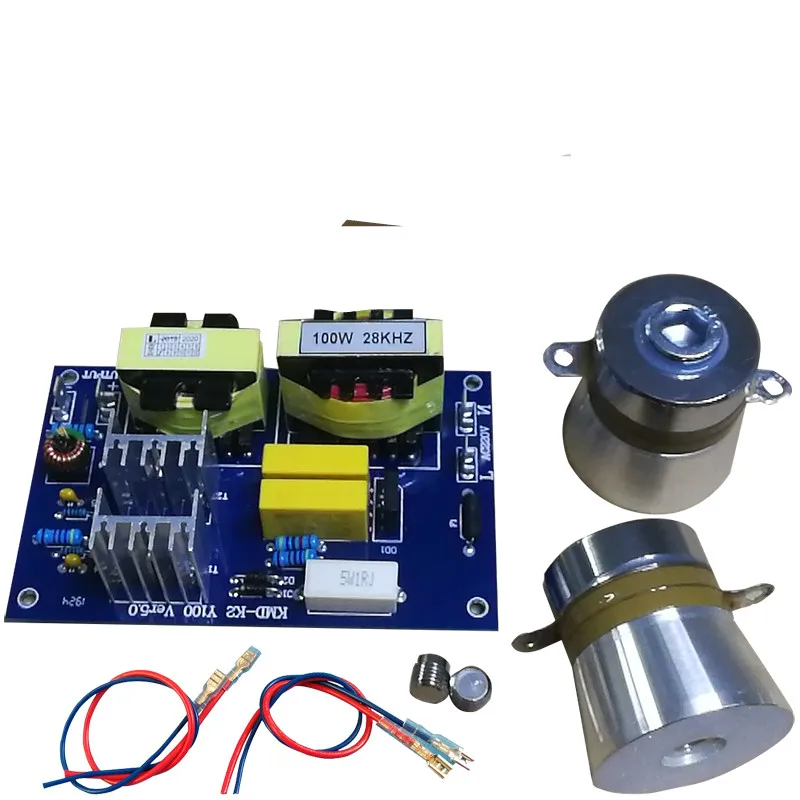 Маленький генератор ультразвукового очистителя 28k40k100w, печатная плата малой мощности, аксессуары для питания